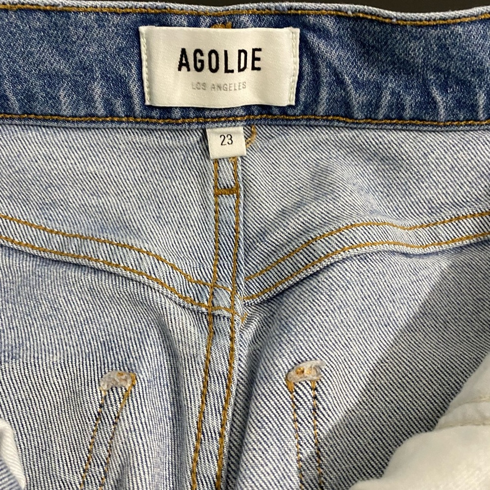 Agolde Riley Straight Leg Cropped - Picture 13 of 14
